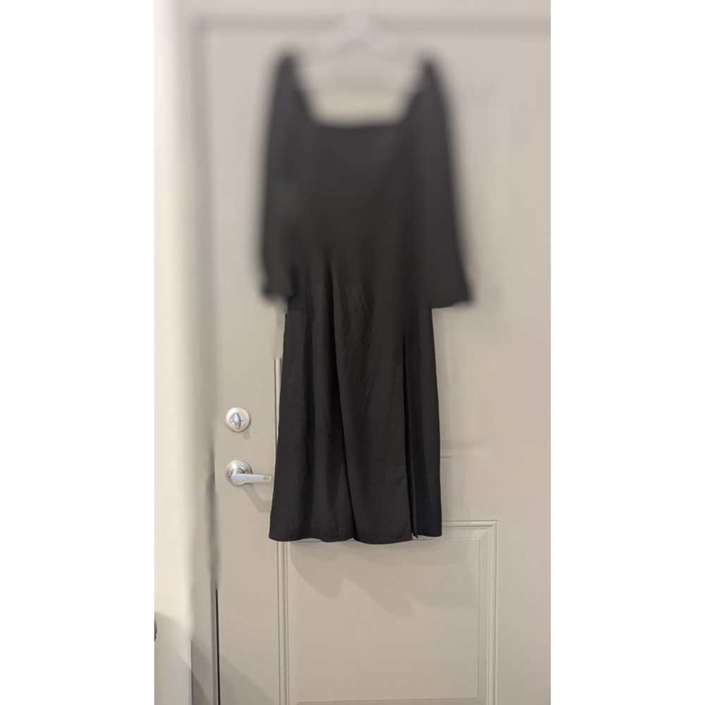 Women's Abercrombie & Fitch Black Long Sleeve Dress M - Picture 3 of 15